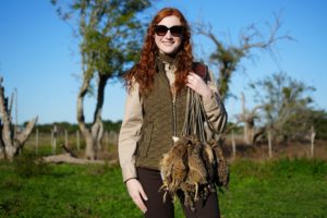 Perdiz hunting in Argentina behind English pointers near Buenos Aires